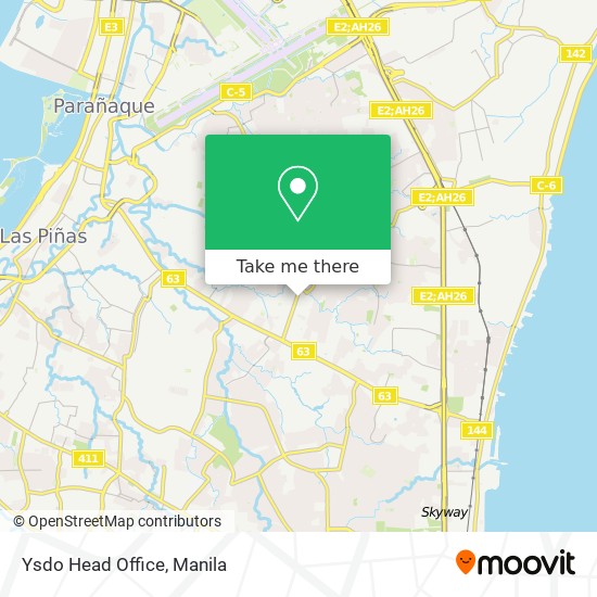 Ysdo Head Office map