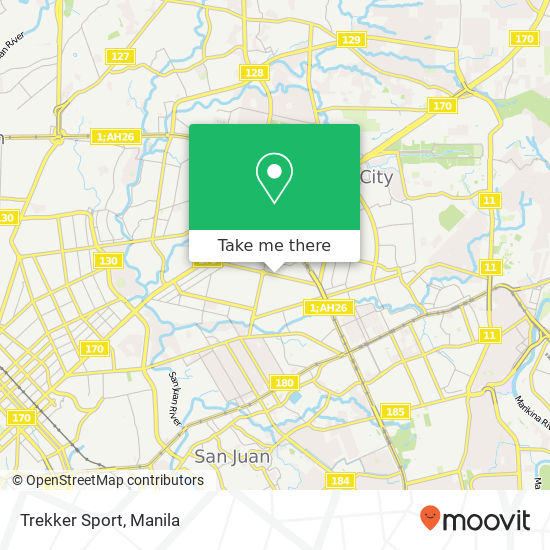 Trekker Sport map