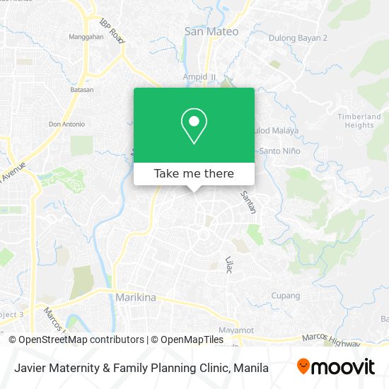 Javier Maternity & Family Planning Clinic map