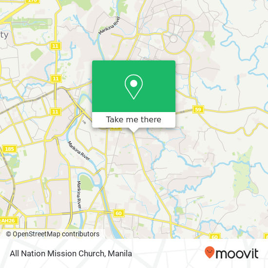 All Nation Mission Church map