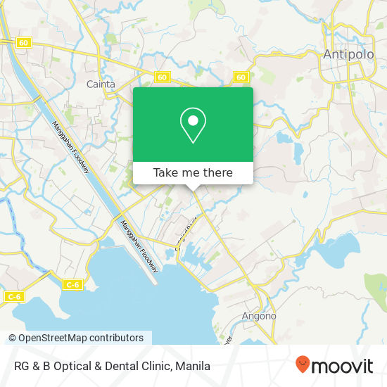 RG & B Optical & Dental Clinic map