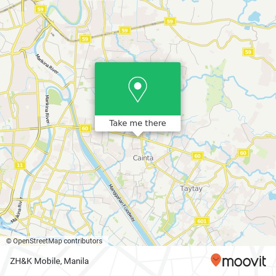 ZH&K Mobile map
