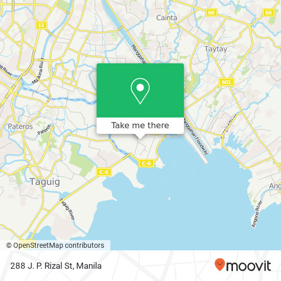 288 J. P. Rizal St map