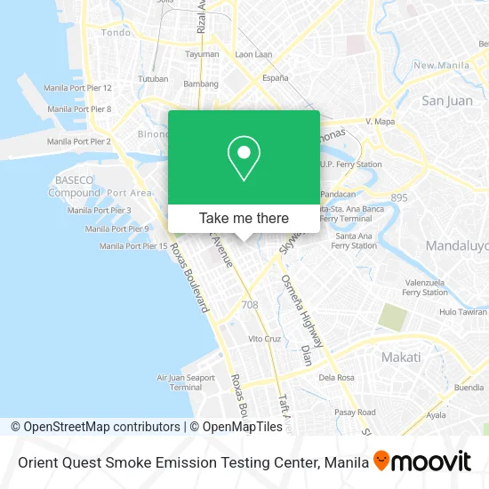 Orient Quest Smoke Emission Testing Center map
