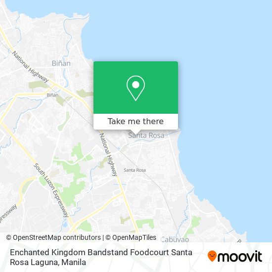 Enchanted Kingdom Bandstand Foodcourt Santa Rosa Laguna map
