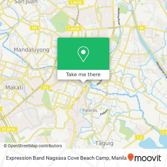 Expression Band Nagsasa Cove Beach Camp map