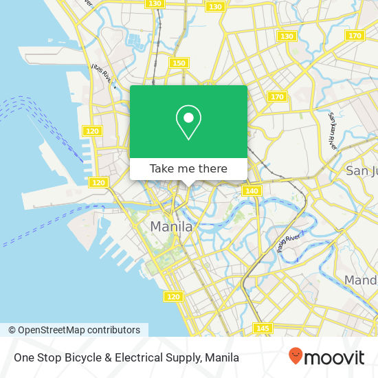One Stop Bicycle & Electrical Supply map