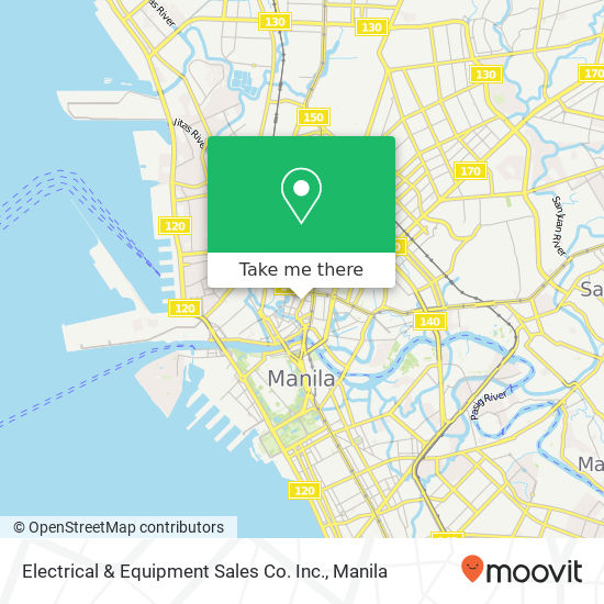 Electrical & Equipment Sales Co. Inc. map