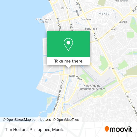Tim Hortons Philippines map
