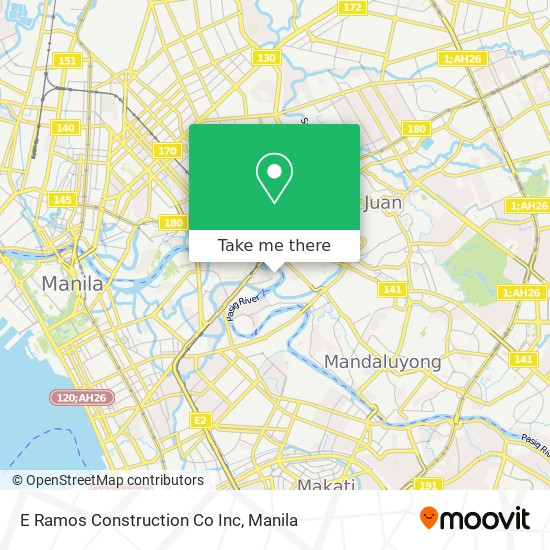 E Ramos Construction Co Inc map