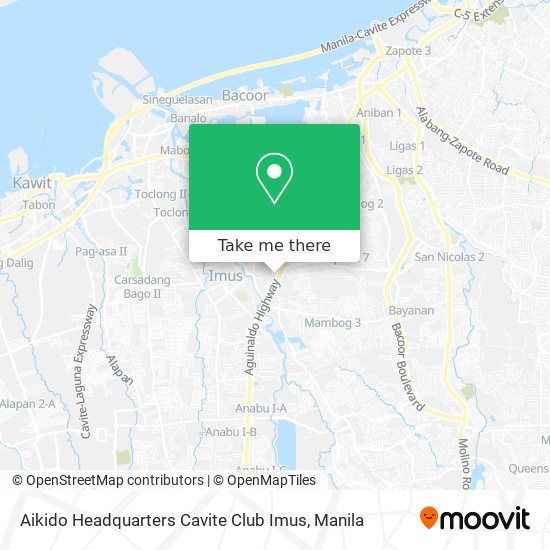 Aikido Headquarters Cavite Club Imus map
