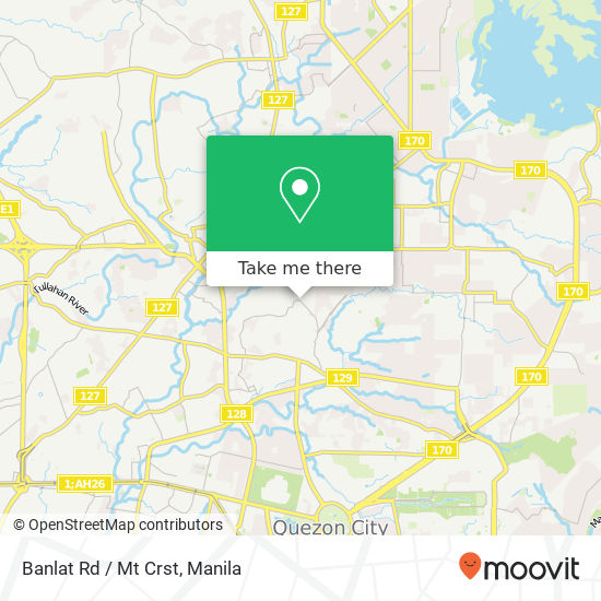 Banlat Rd / Mt Crst map