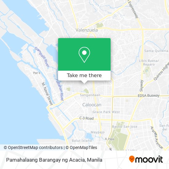 Pamahalaang Barangay ng Acacia map