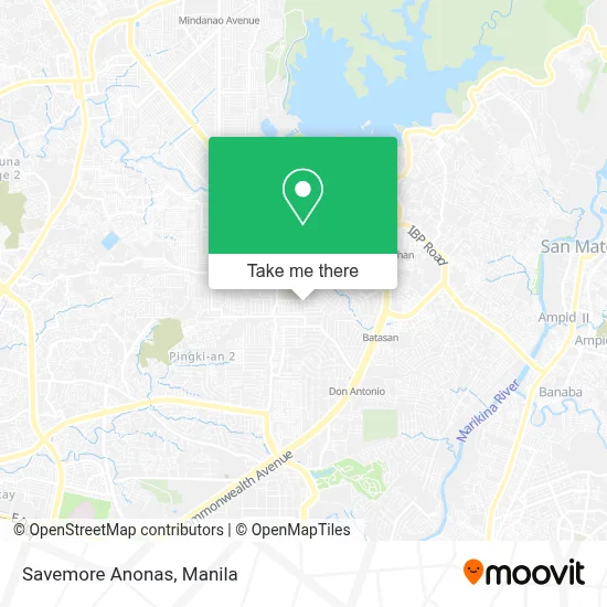 Savemore Anonas map