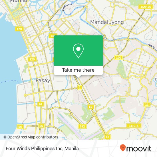 Four Winds Philippines Inc map