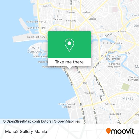 Mono8 Gallery map