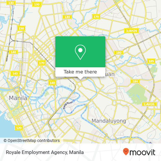 Royale Employment Agency map
