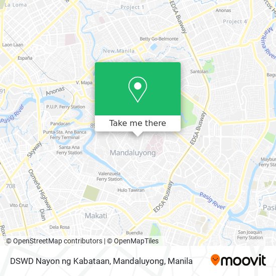 DSWD Nayon ng Kabataan, Mandaluyong map