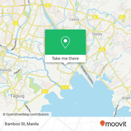 Bamboo St map