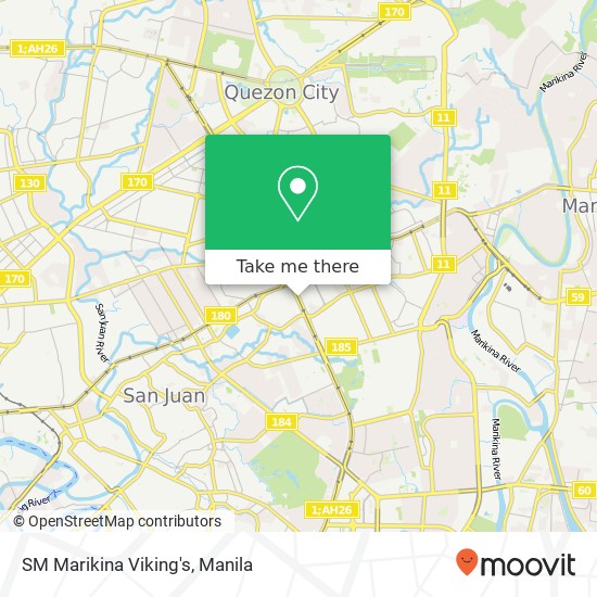 SM Marikina Viking's map