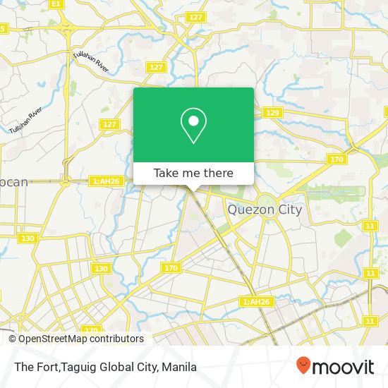 The Fort,Taguig Global City map