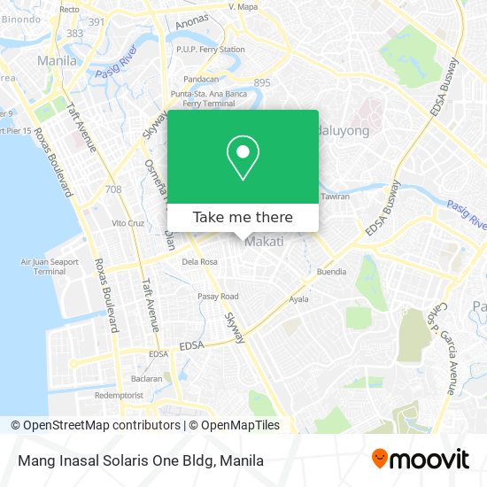Mang Inasal Solaris One Bldg map