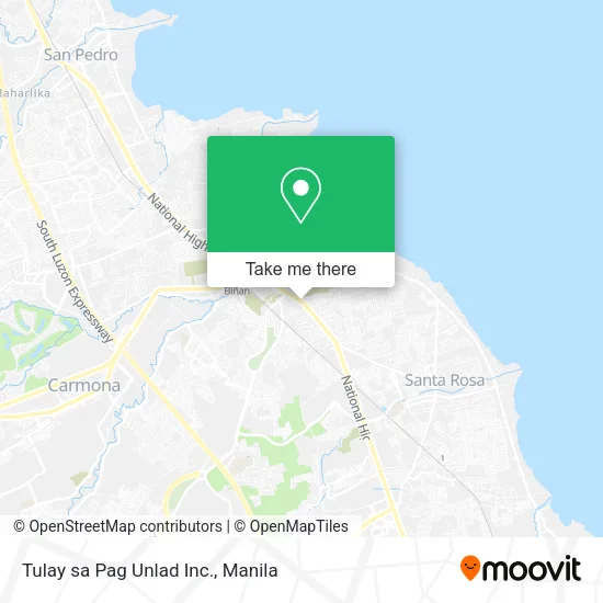 Tulay sa Pag Unlad Inc. map