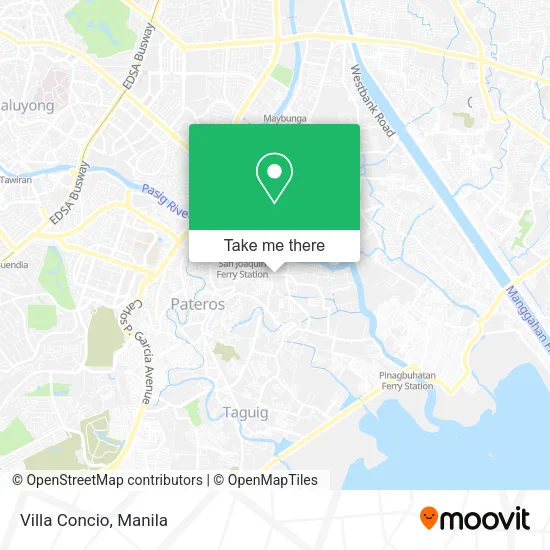 Villa Concio map