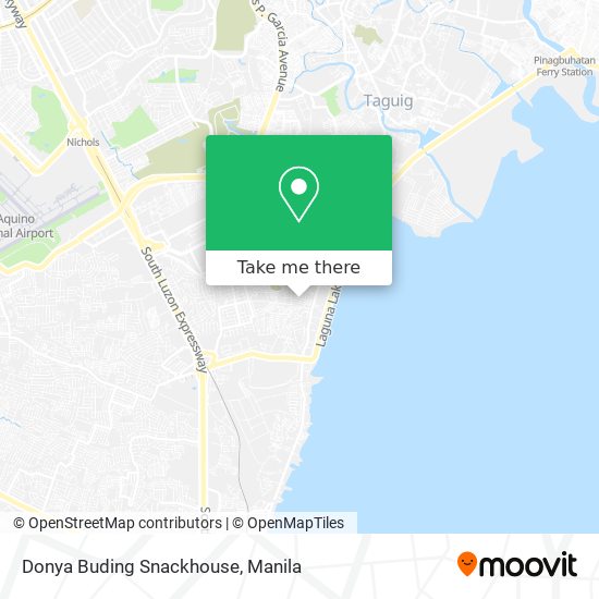 Donya Buding Snackhouse map