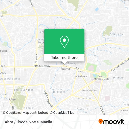Abra / Ilocos Norte map