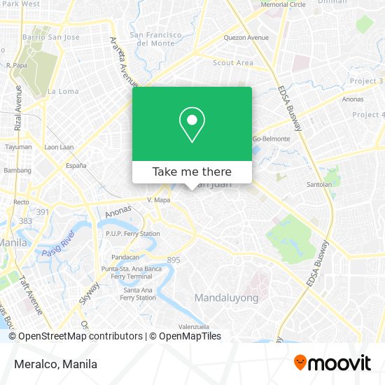 Meralco map