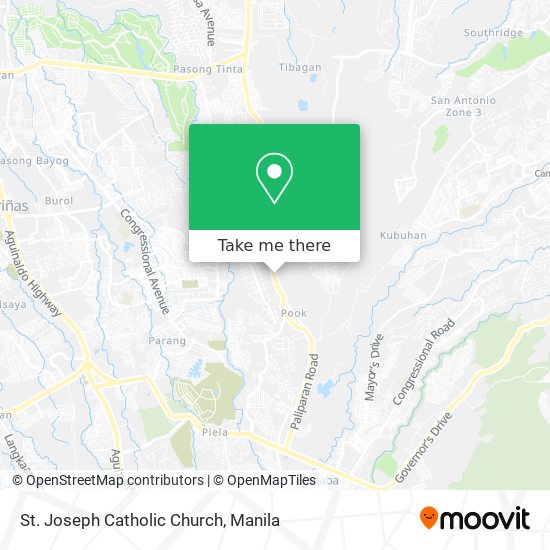 St. Joseph Catholic Church map