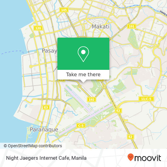 Night Jaegers Internet Cafe map