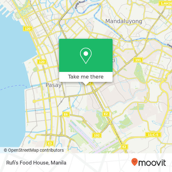 Rufi's Food House map