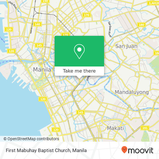 First Mabuhay Baptist Church map