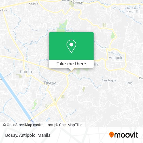 Bosay, Antipolo map