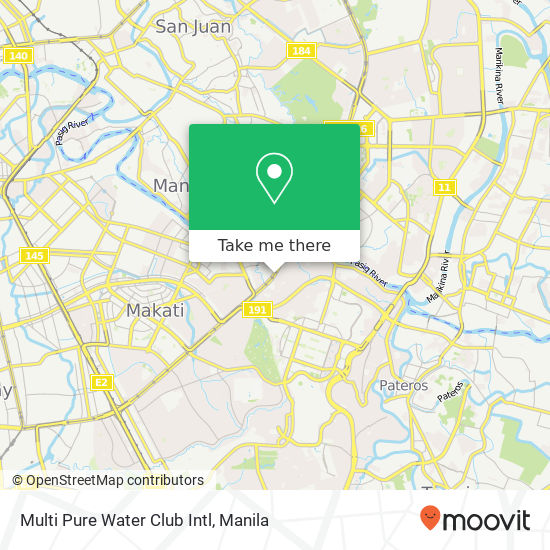Multi Pure Water Club Intl map