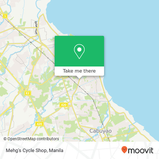 Mehg's Cycle Shop map