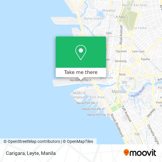 Carigara, Leyte map