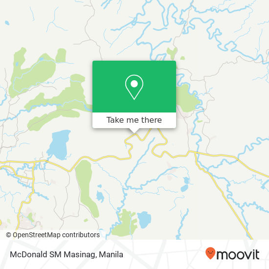 McDonald SM Masinag map