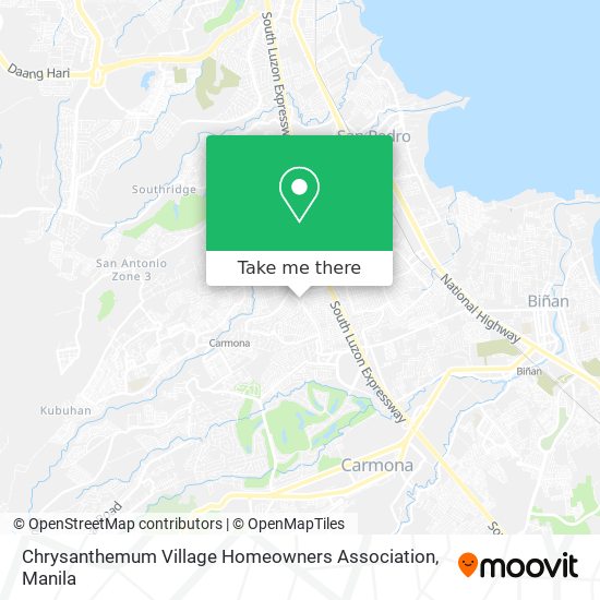 Chrysanthemum Village Homeowners Association map