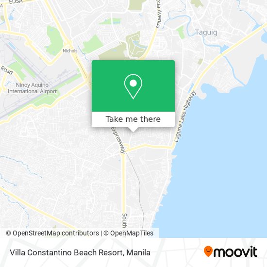 Villa Constantino Beach Resort map