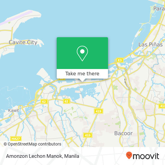 Amonzon Lechon Manok map