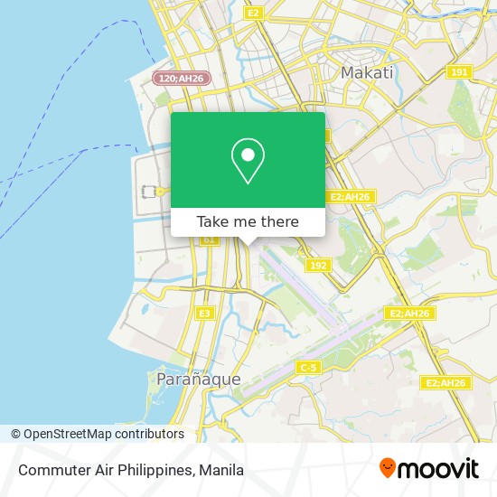 Commuter Air Philippines map