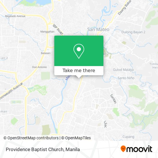 Providence Baptist Church map