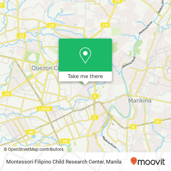 Montessori Filipino Child Research Center map