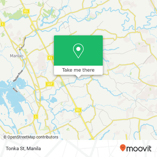 Tonka St map