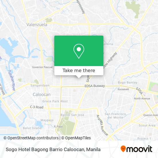 Sogo Hotel Bagong Barrio Caloocan map