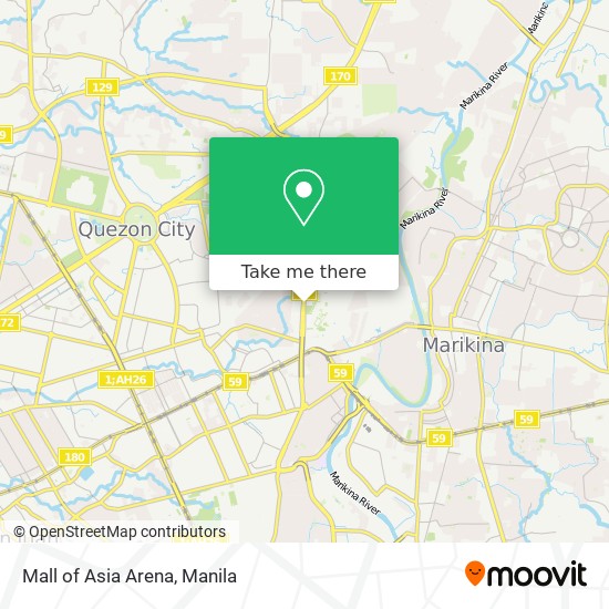 Mall of Asia Arena map
