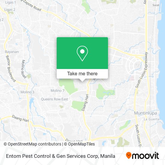 Entom Pest Control & Gen Services Corp map